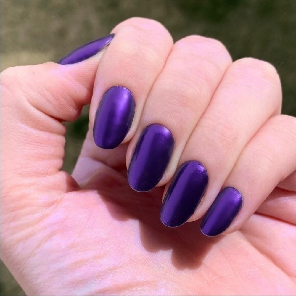 *Retired* Color Street: Evening Sky (Pedicure) | Deep Purple Pearl Shimmer - Picture 8 of 15